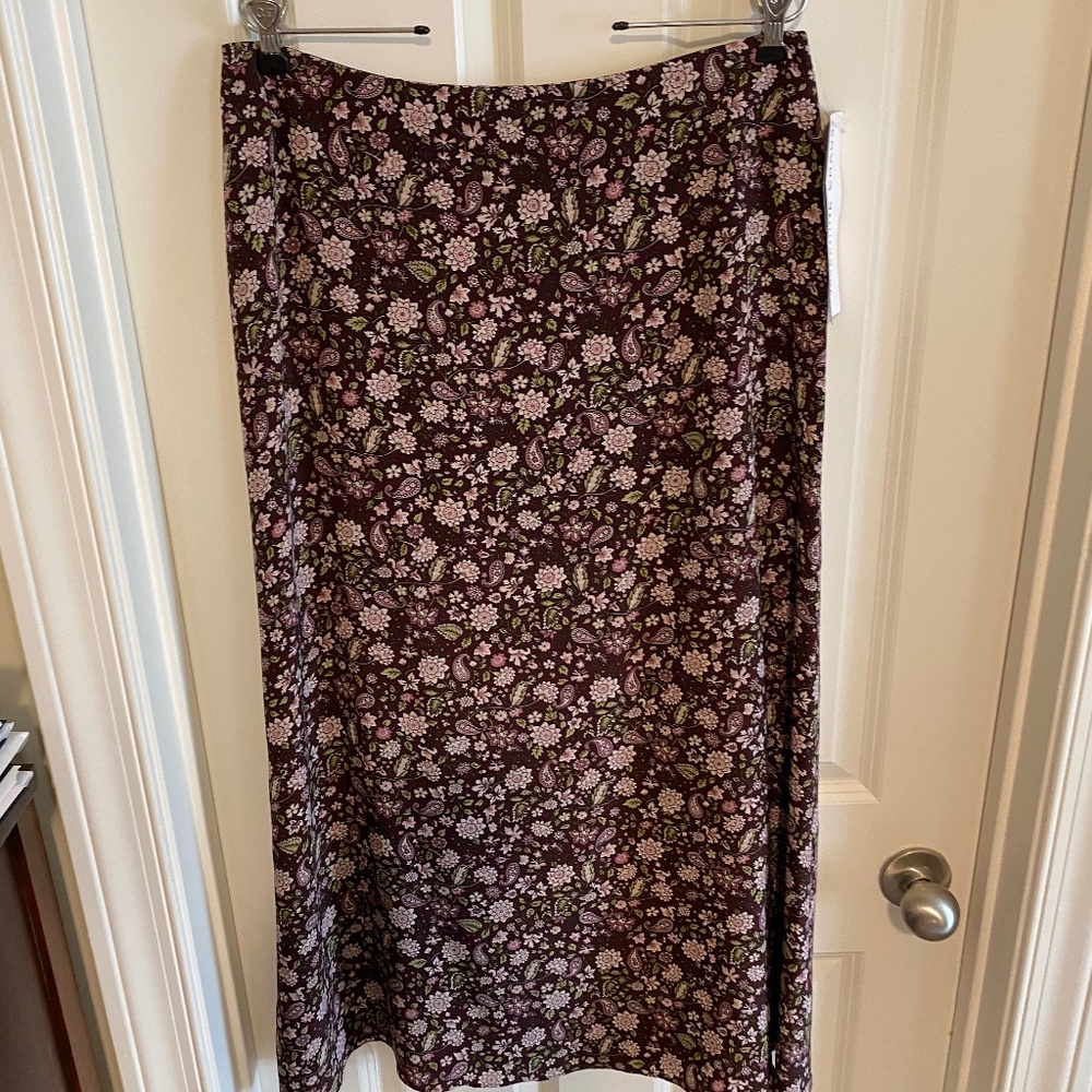 Josephine Chaus Silk Skirt